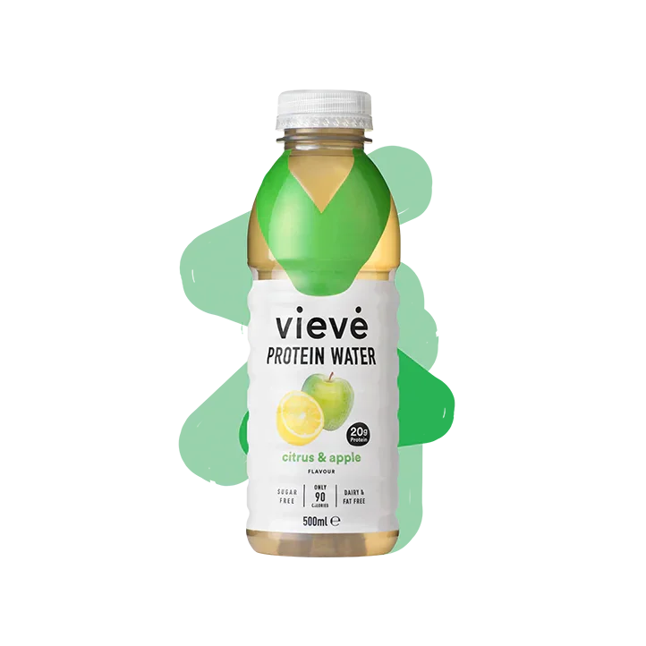 Vieve Citrus protein water drink – fruity collagen protein drink with 20g protein, 0g sugar, 90 calories – low-calorie protein water for hydration and recovery