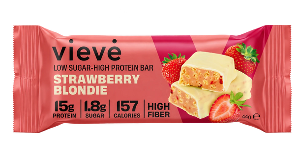 Vieve Protein Bar - Strawberry Blondie 12x44g