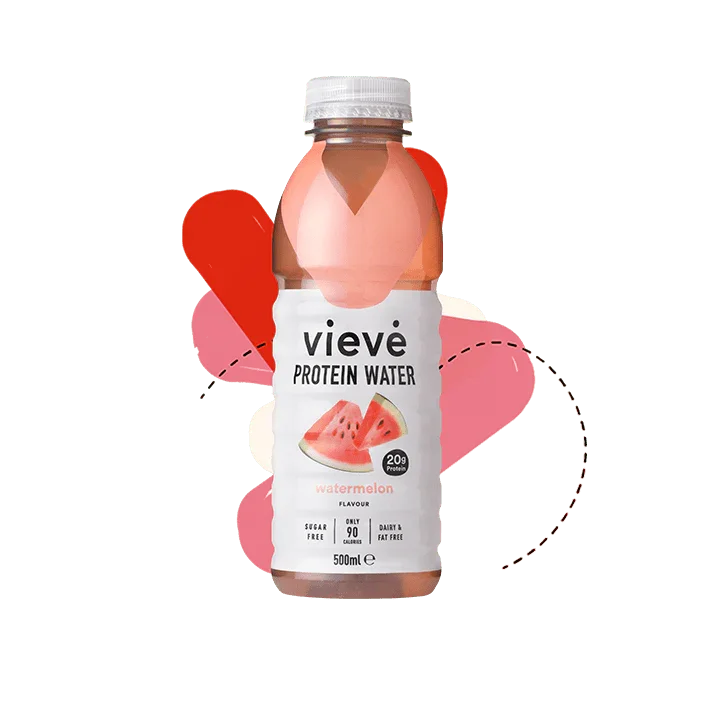 Vieve Watermelon protein water drink – fruity collagen protein drink with 20g protein, 0g sugar, 90 calories – low-calorie protein water for hydration and recovery