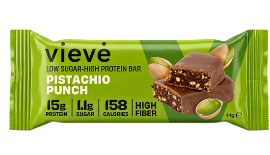 Vieve Protein Bar –  Pistachio Punch 12x44g